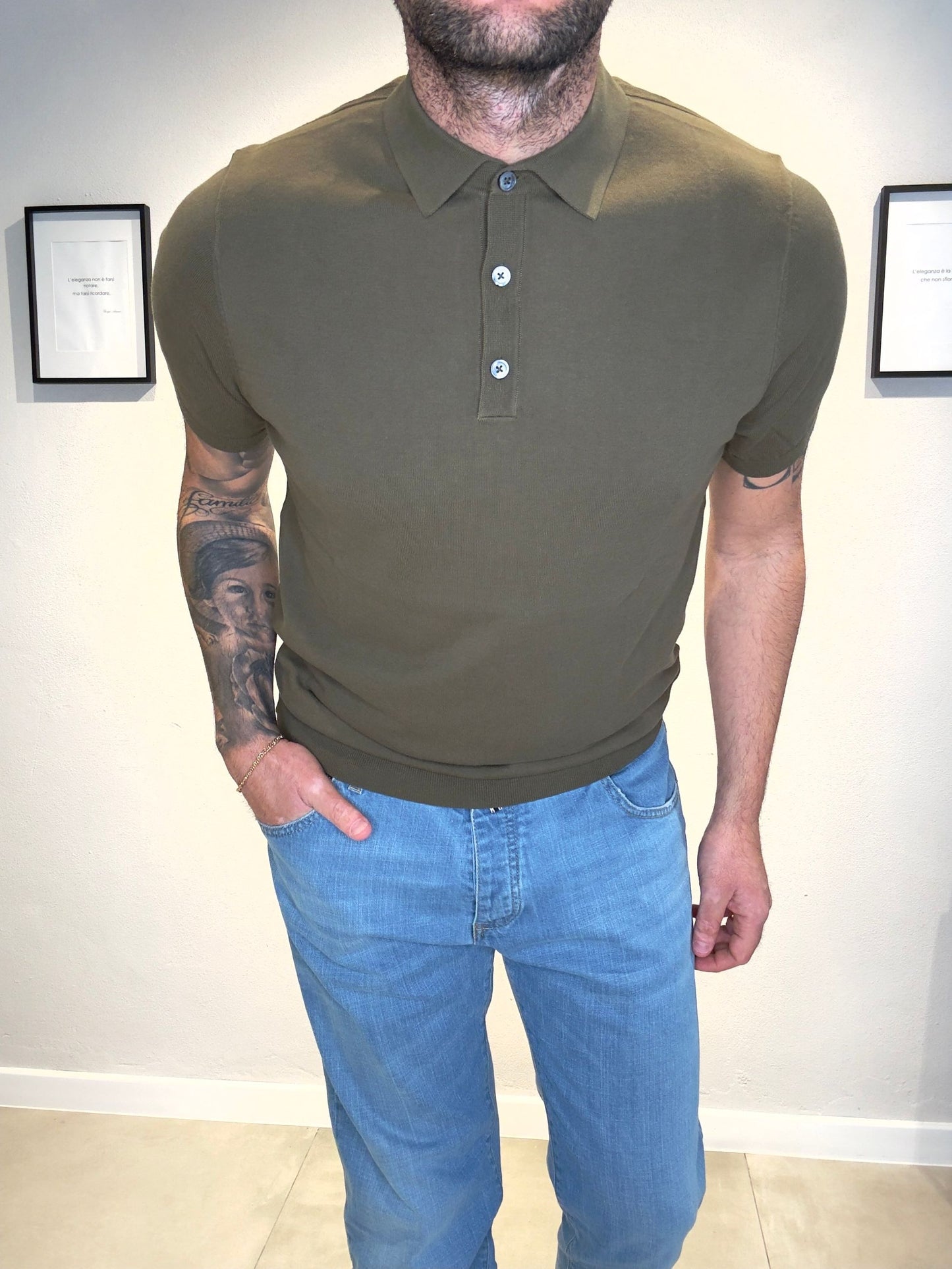 DK87004/MILITARE - POLO M/M - DIKTAT