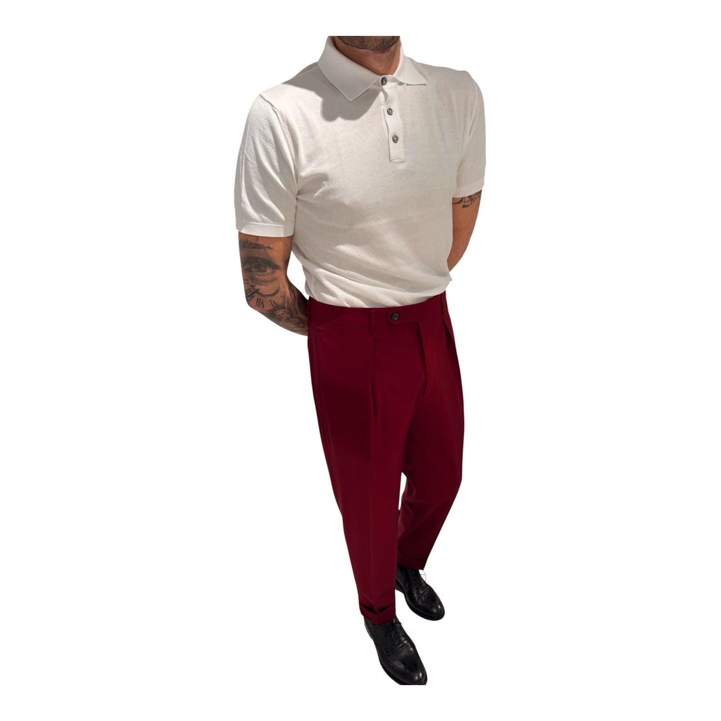 CHIAIALONG-ZG1456X/BORGOGNA - PANTALONE - BERWICH