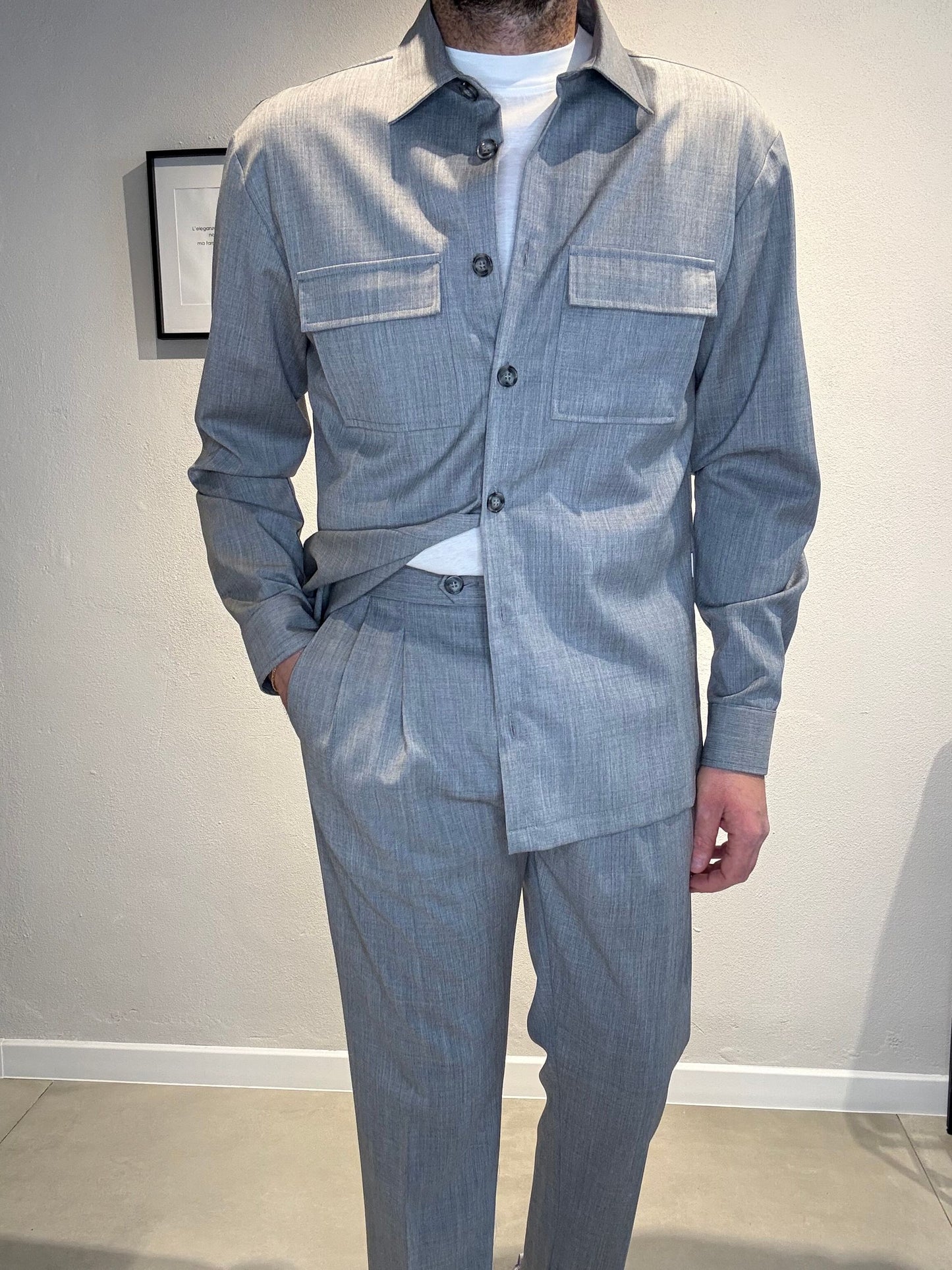 GAETANOT109/GRIGIOMEDIO - OVERSHIRT - VANDOM