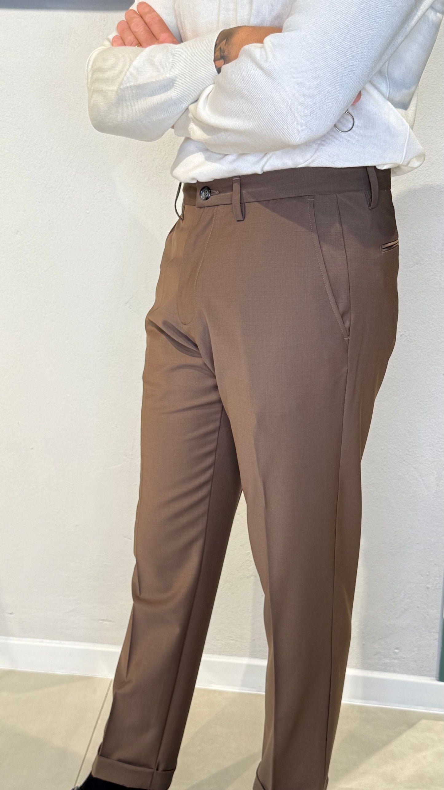 RUDOLFT244/MARRONE - PANTALONE - VANDOM