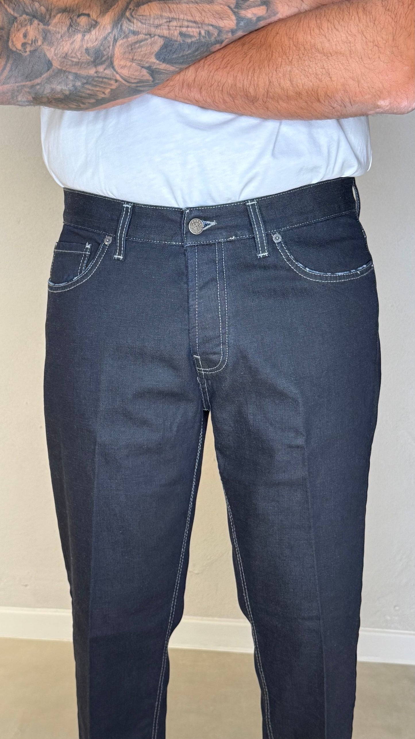 CIROT305/RESINATONERO - Jeans - VANDOM