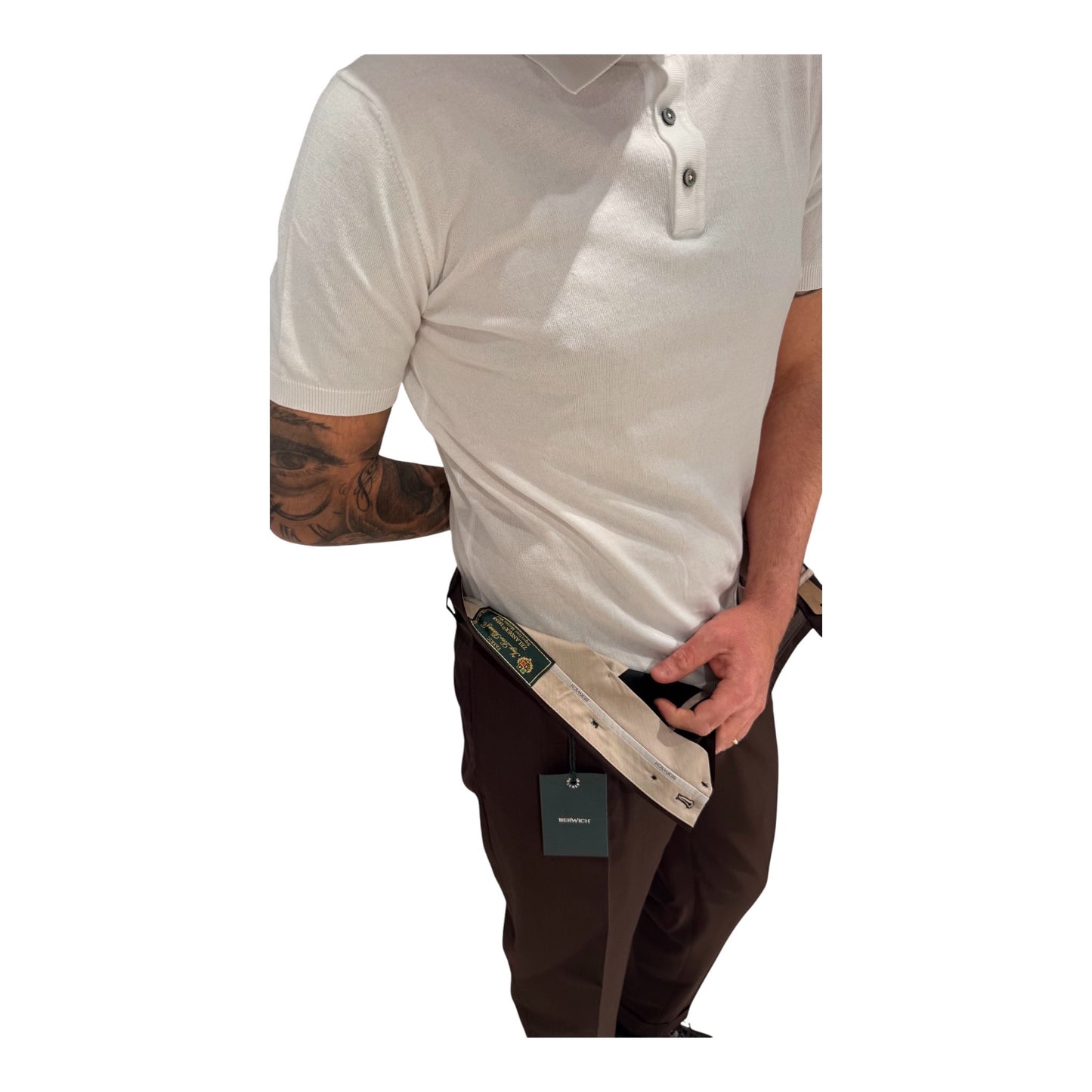 CHIAIALONG-LP1658/BROWN - PANTALONE - BERWICH