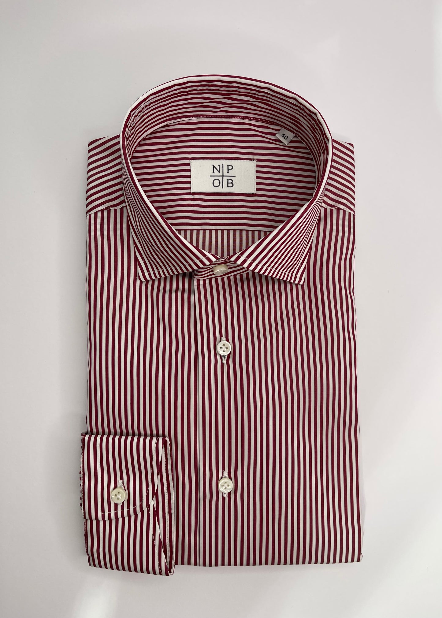 SP049SP03900 - CAMICIA RIGATA BIANCO/ROSSO - MASTRICAMICIAI
