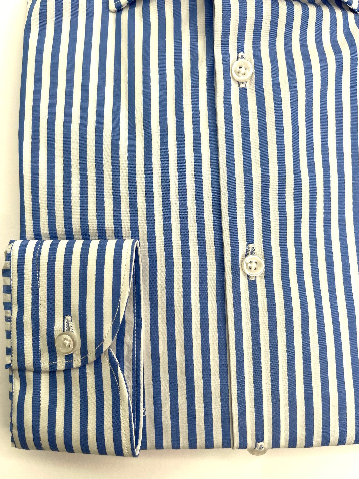 GALLIPOLI-SLIMFIT-BIANCO/BLUETTE - CAMICIA - MAURIZIO TESSE