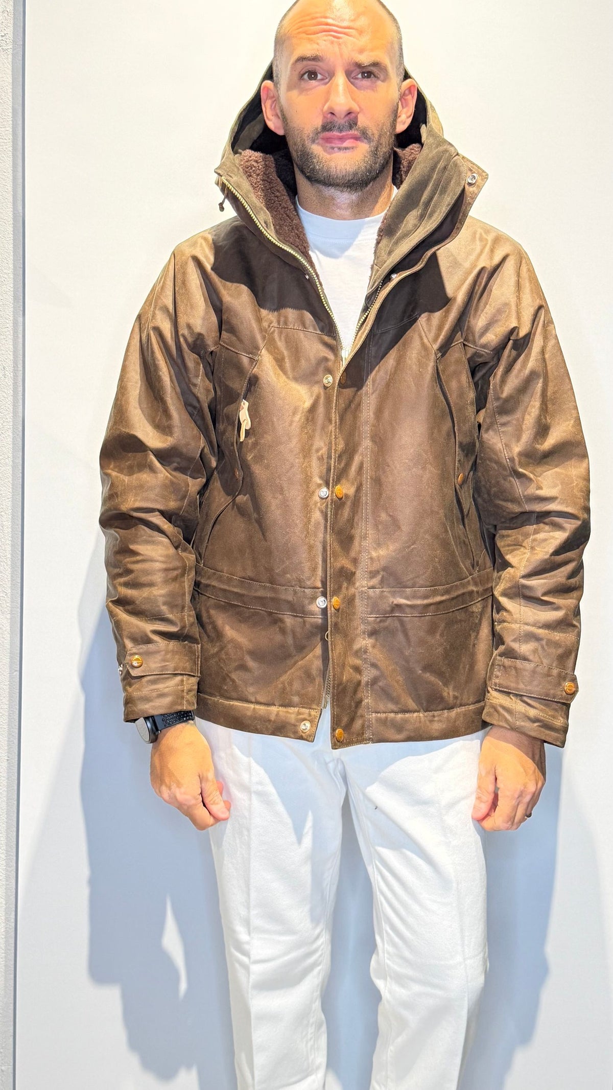 7003-WX/DARKTAN - GIUBBINO - MANIFATTURA CECCARELLI