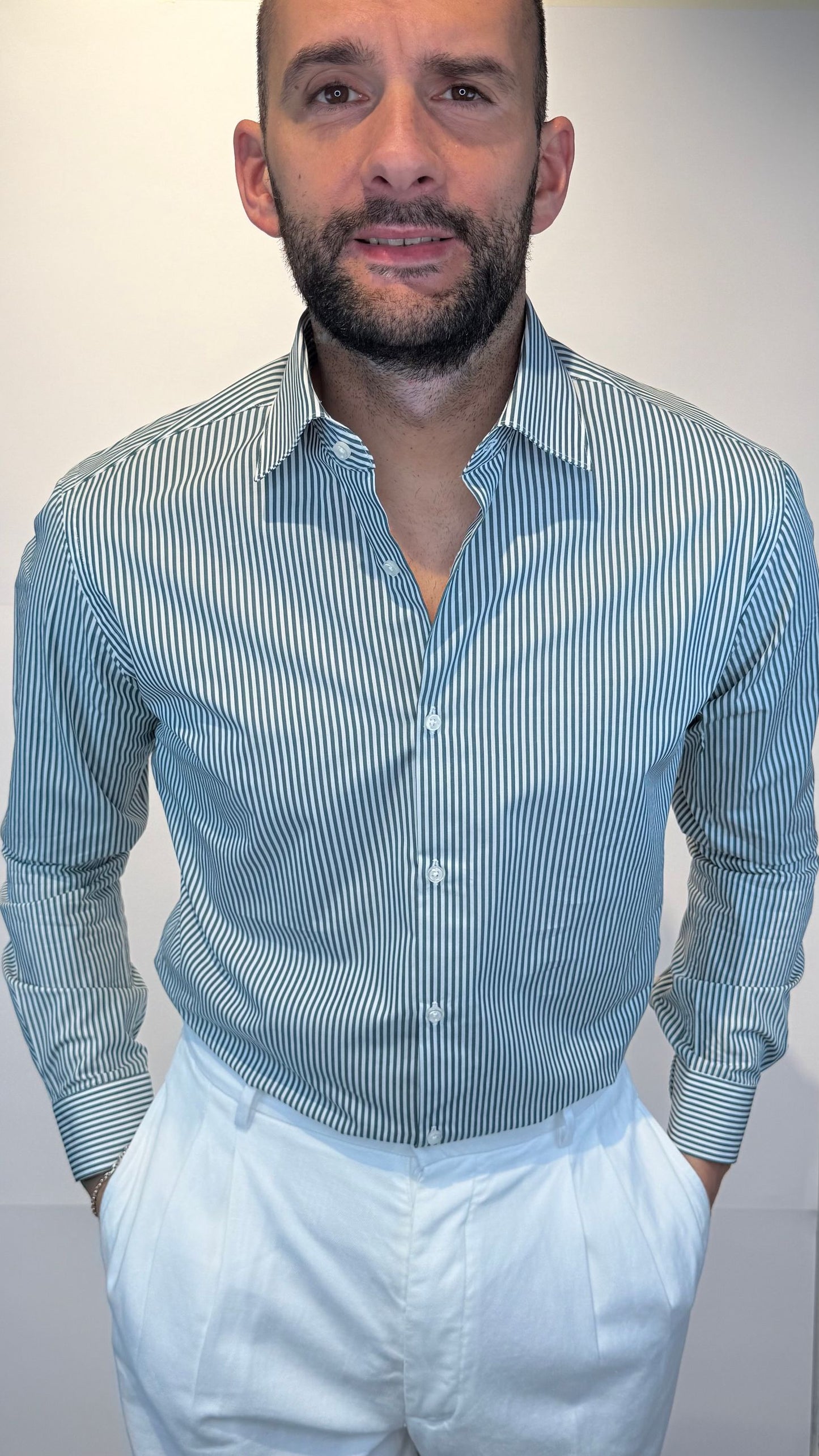 GALLIPOLI/RIGATAVERDE - CAMICIA - TESSE