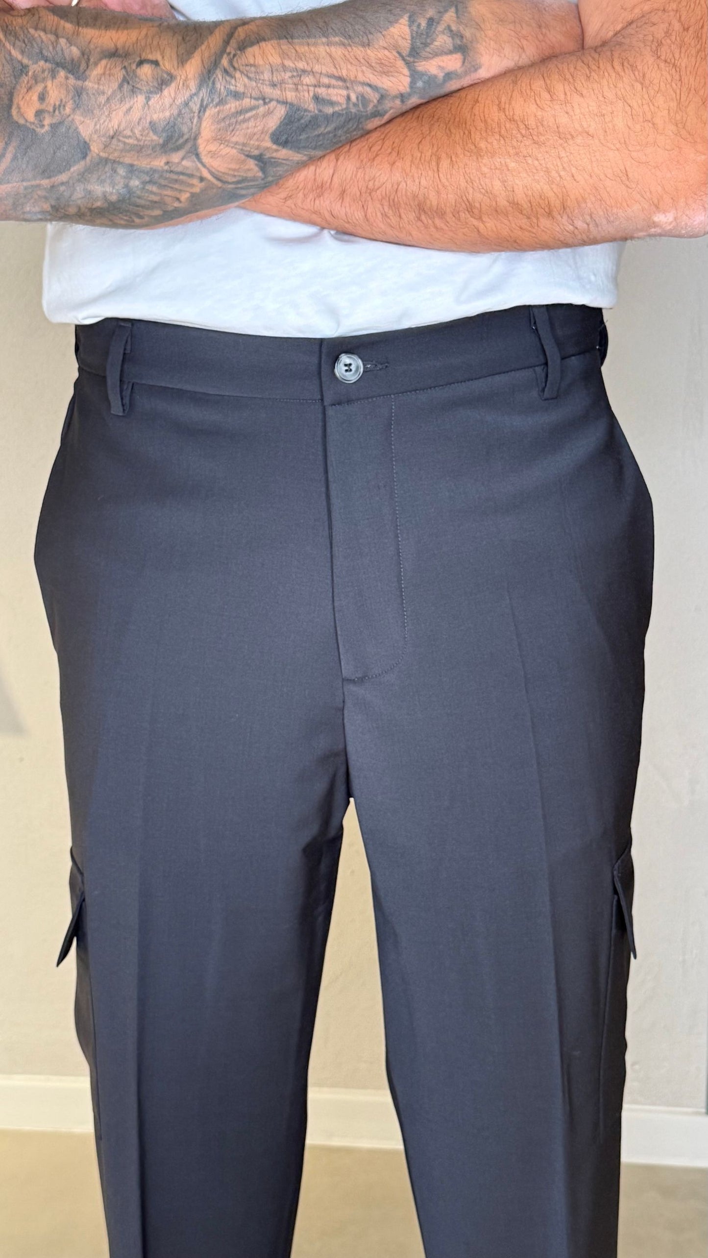 GIUSEPPET244/NERO - PANTALONE - VANDOM