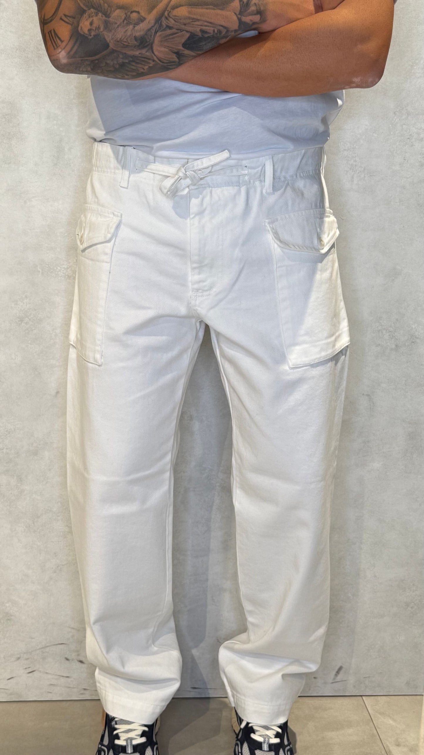 ETIENNE26/LATTE - PANTALONE - PANAMA ROUTE