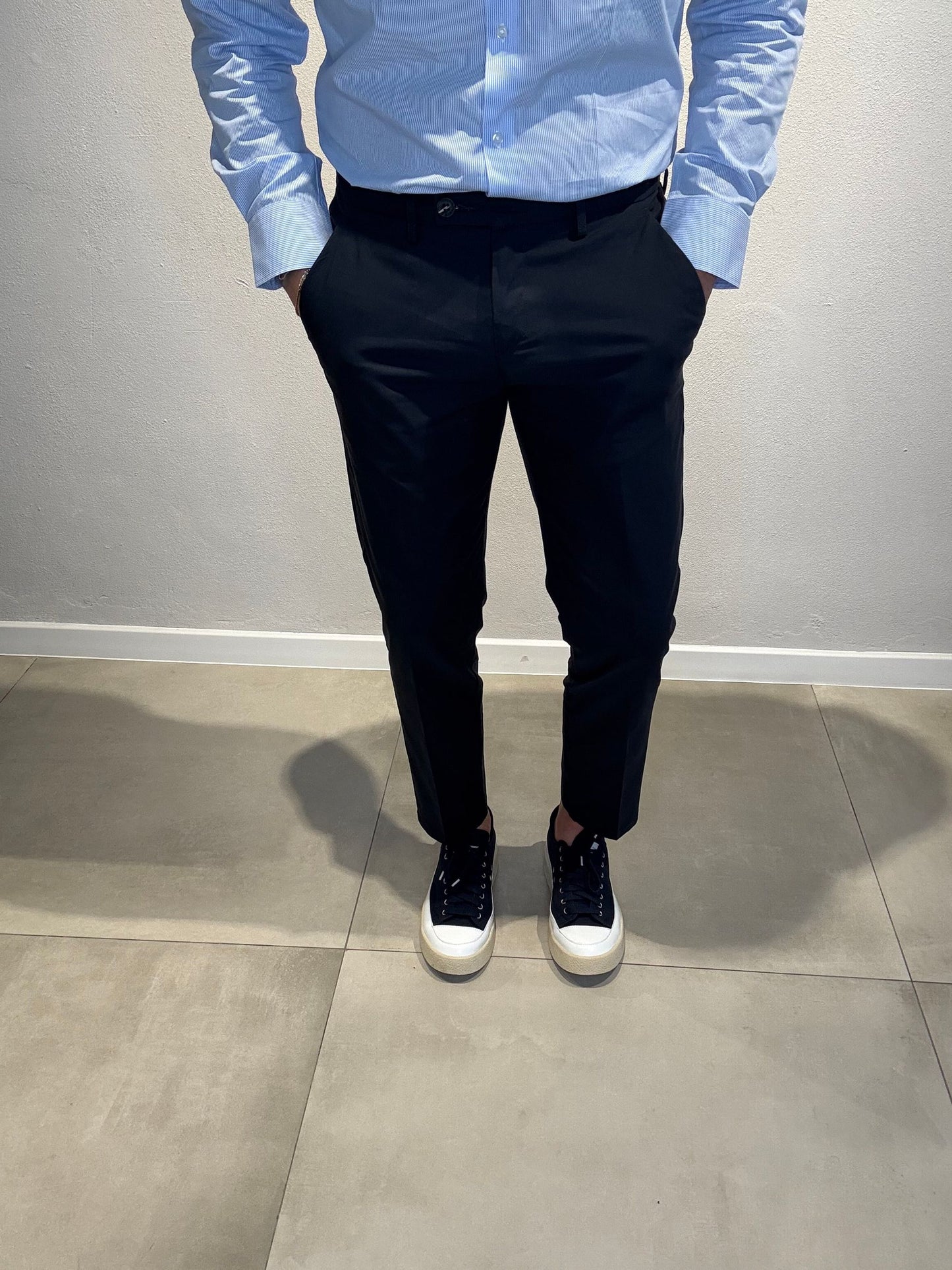 TPA10CNAVY - PANTALONE - RES HOMINE