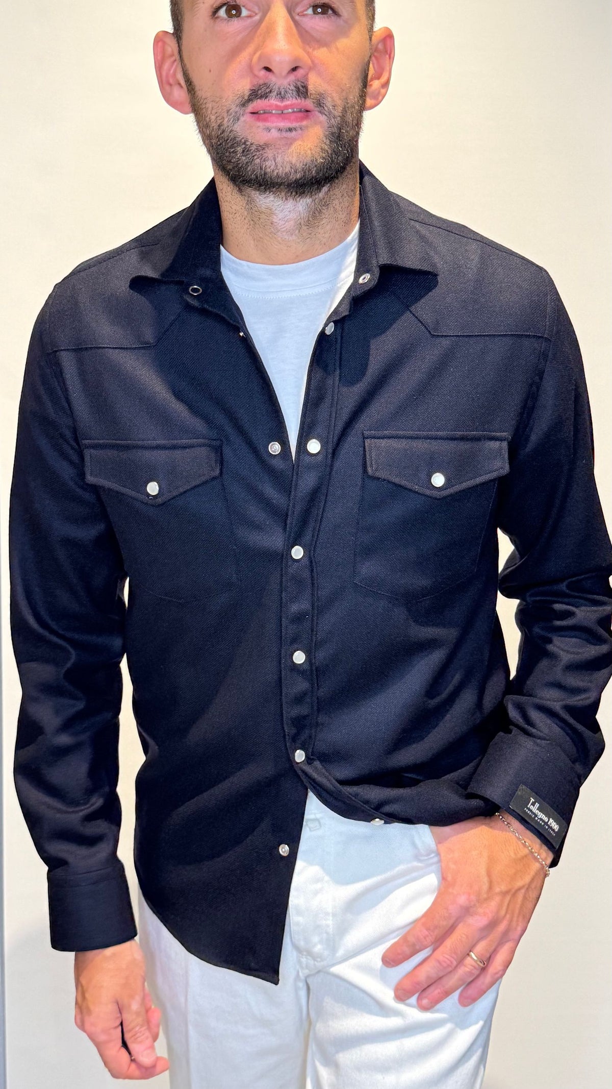 WOOLTEXANA/BLU - CAMICIA - MARTIN ZELO