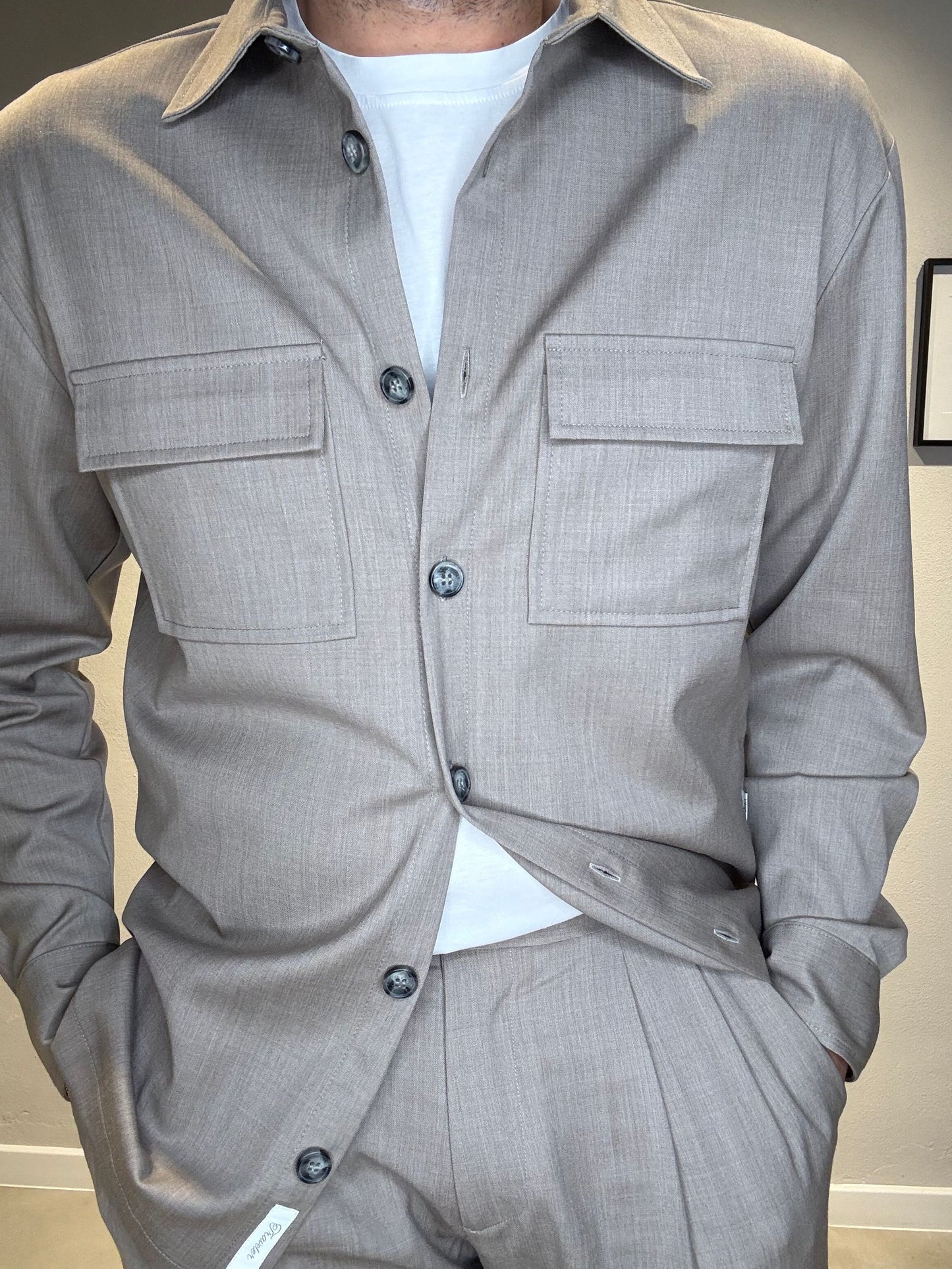 GAETANOT109/SABBIA - OVERSHIRT - VANDOM