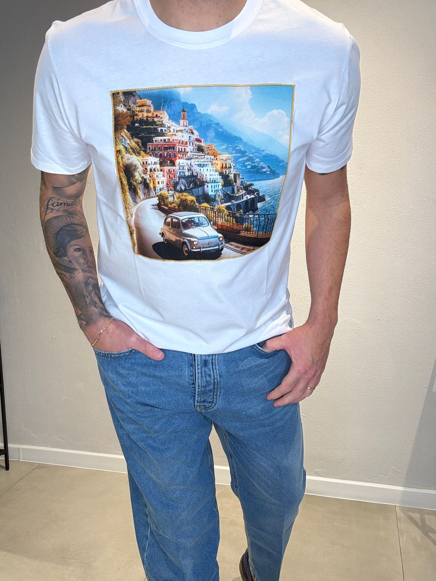 SHCOSTIERA/BIANCO - T-SHIRT - MARTIN ZELO