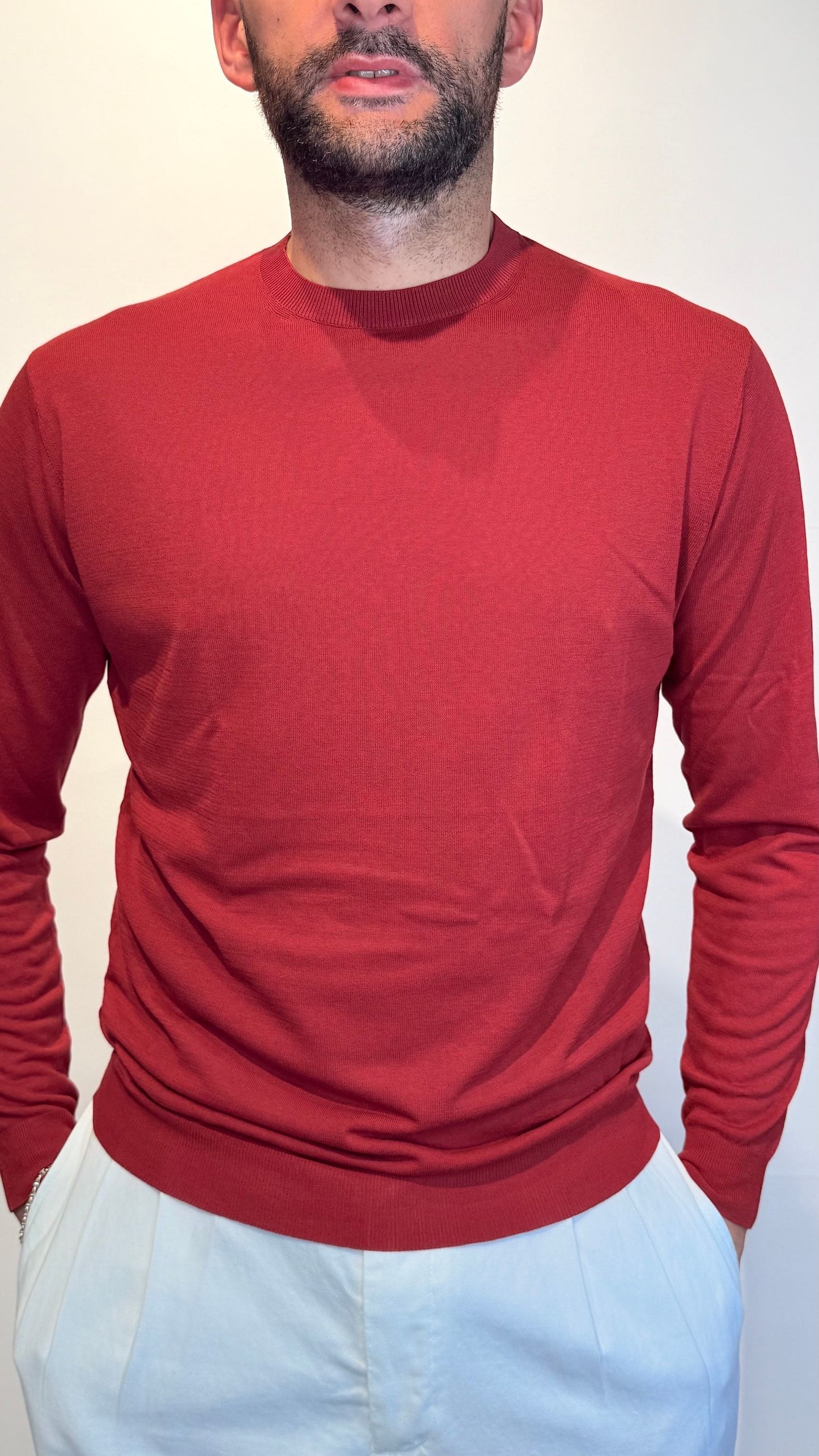 M010521/267ROSSO - PULLOVER - EMERGING