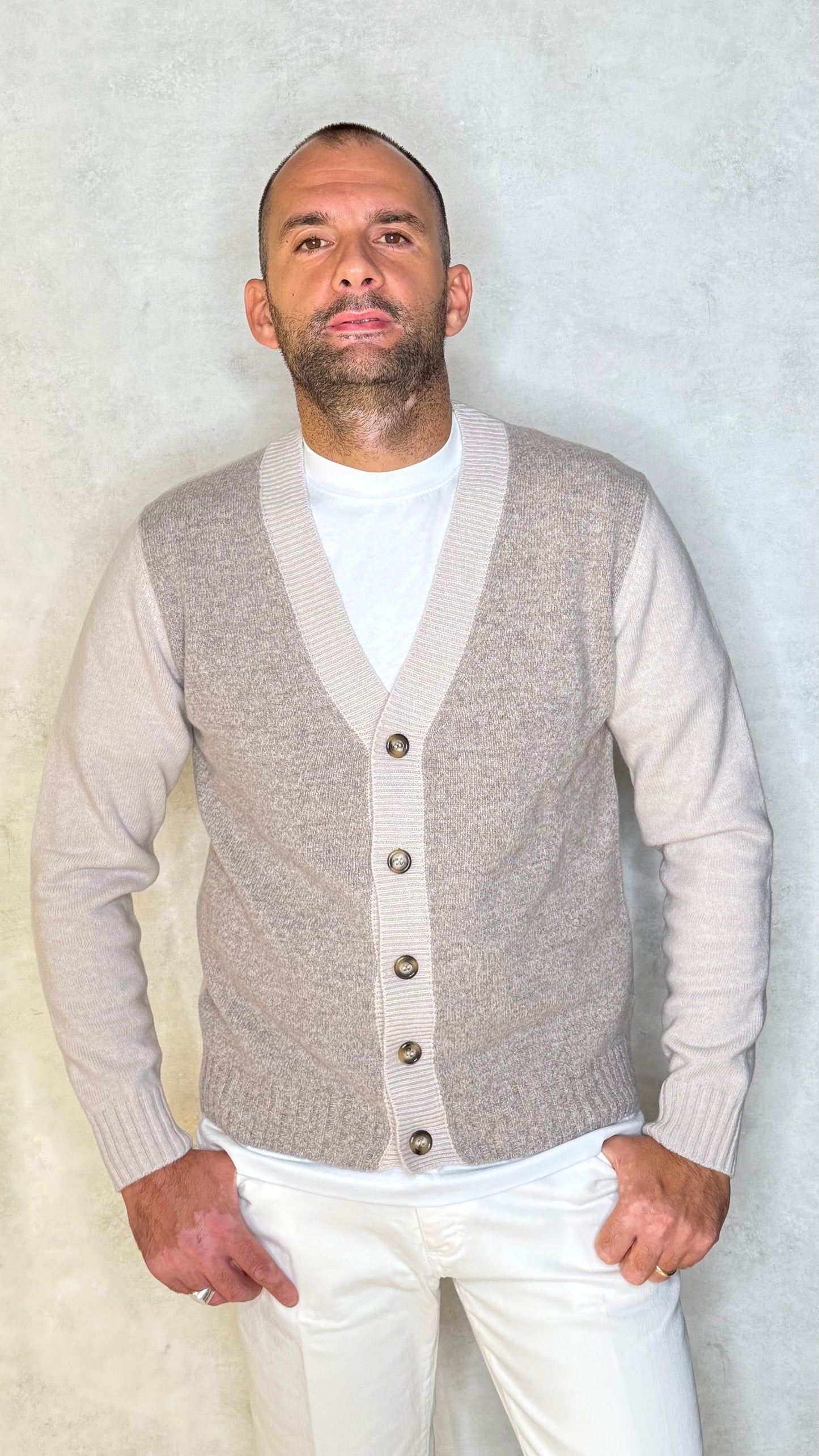 FX2529/006/1PANNAMELANGE - CARDIGAN - PRIVATI