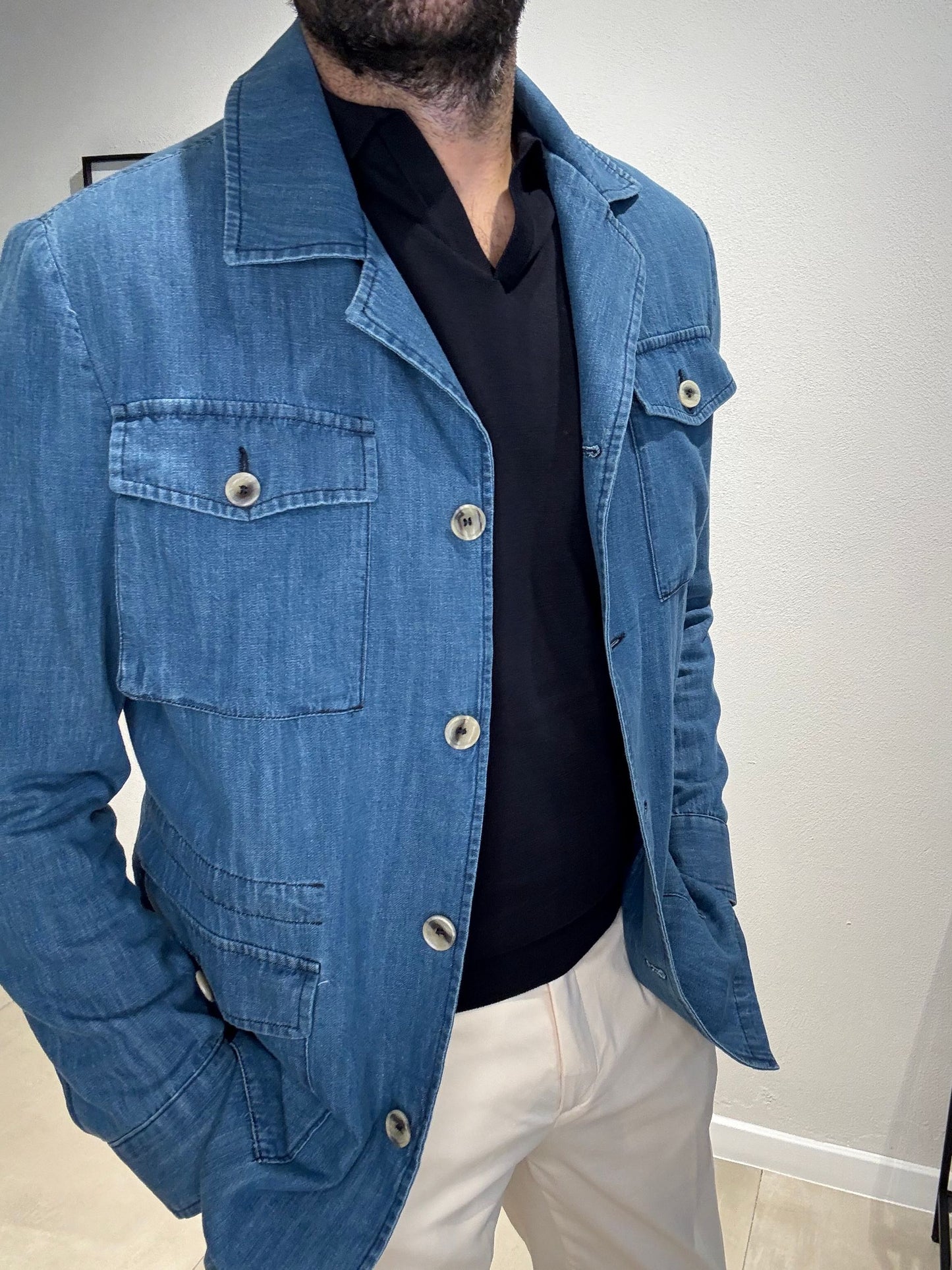 SARIANACOSMO/DENIM - FIELD JACKET - MARTIN ZELO