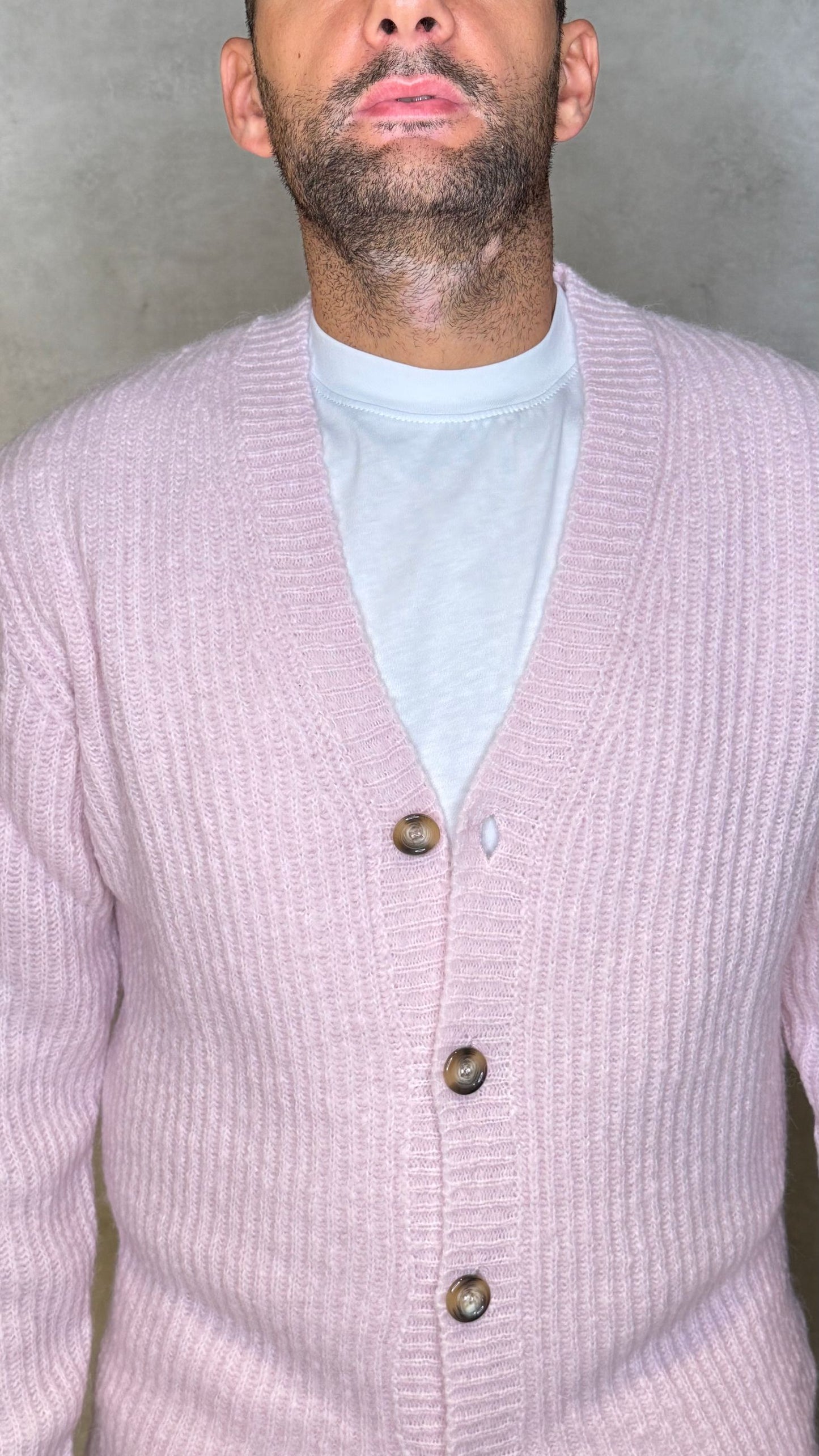 MAXICARDIGANFX3102/1889ROSA - MAXI CARDIGAN - PRIVATI