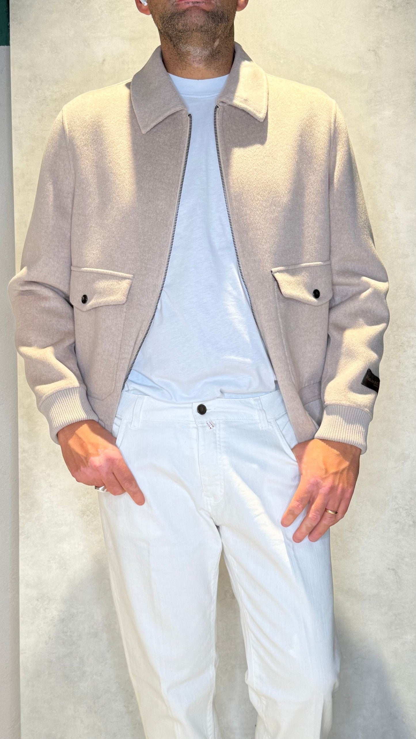 000230COGNEBOMBER/BEIGE - BOMBER - ONTHEBUND