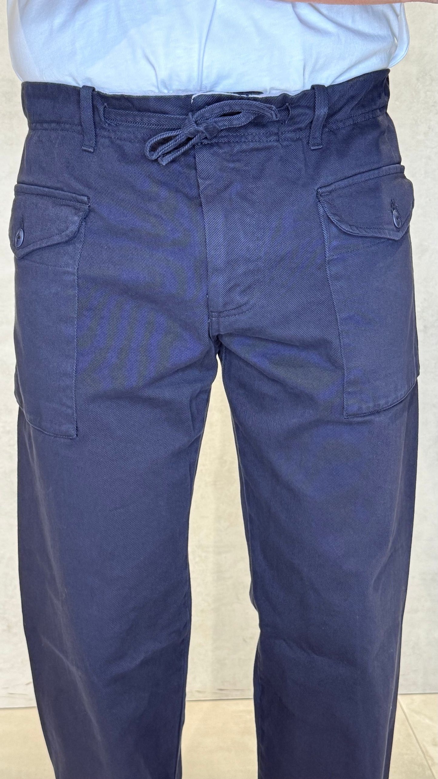 ETIENNE26/BLU - PANTALONE - PANAMA ROUTE