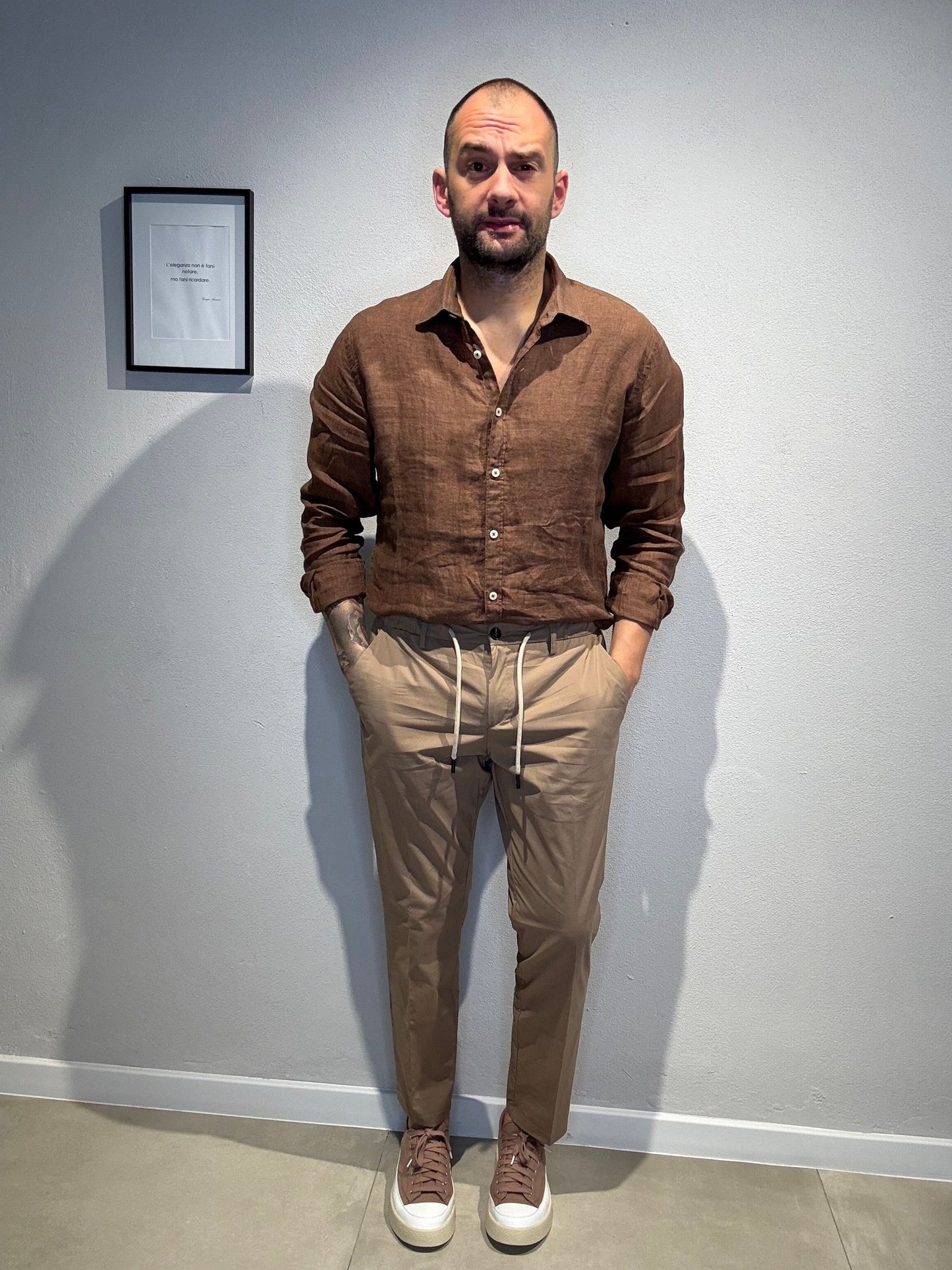 25S18CA/TOBACCO - CAMICIA - PHILOTINTO