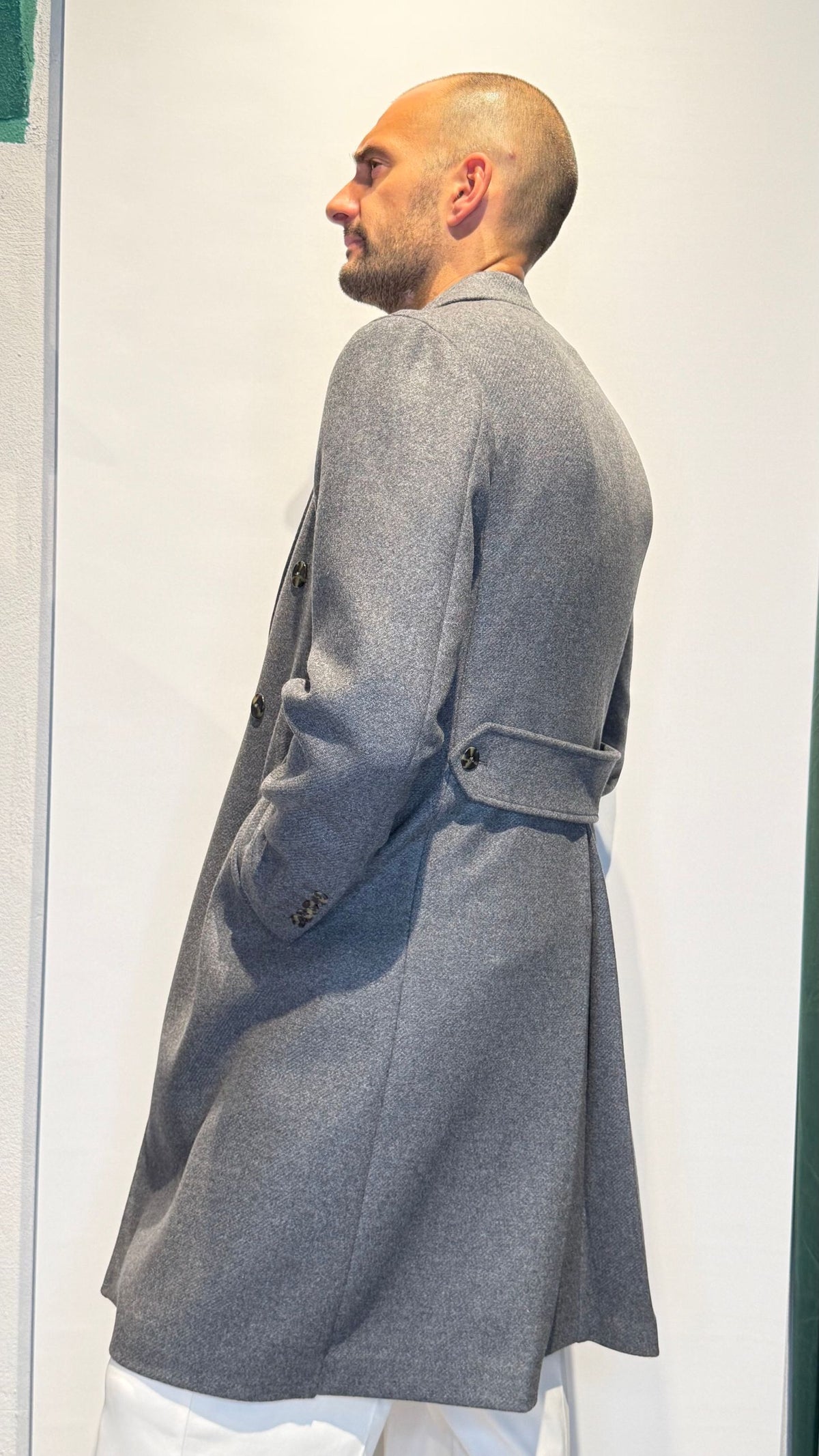 DOUDLECOAT/GRIGIO - CAPPOTTO - MARTIN ZELO