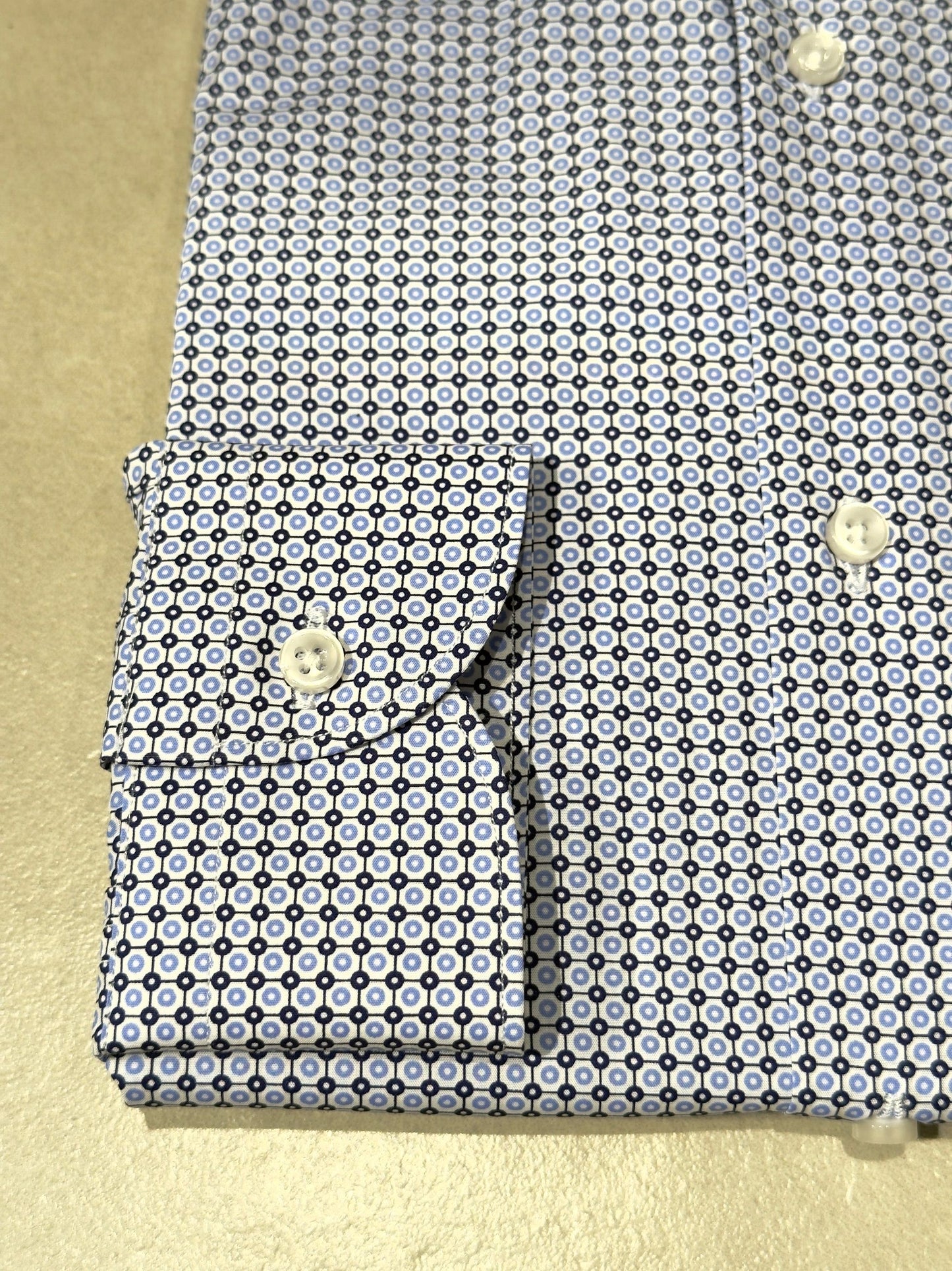 TRANIPOIS/BIANCOBLUCELESTE - CAMICIA - MAURIZIO TESSE
