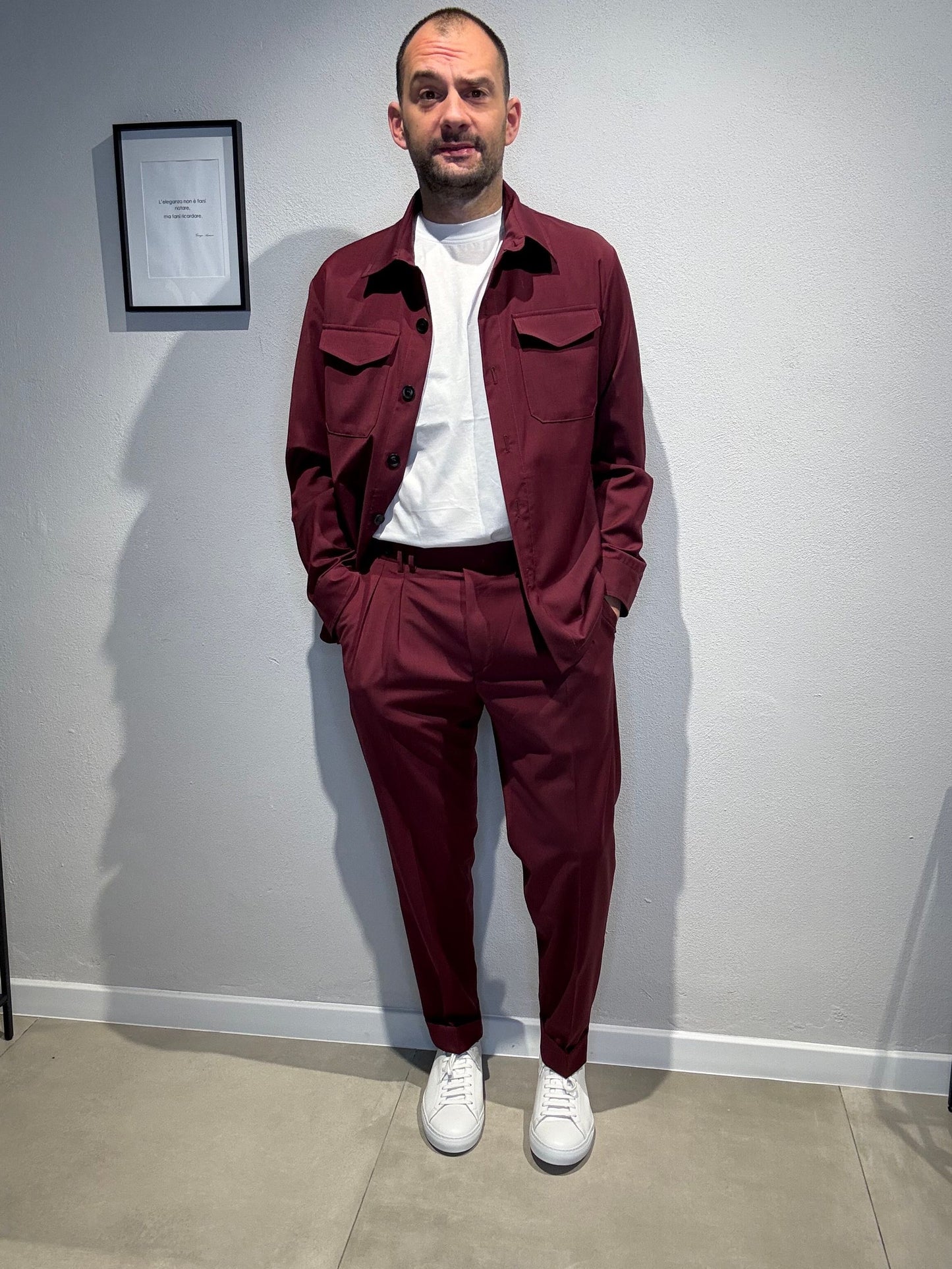 PANTA900P162/BORDEAUX - PANTALONE - IDENTITA' ITALIANA
