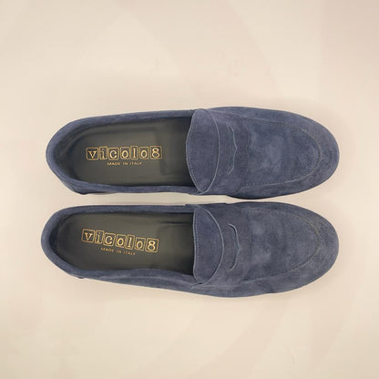 Mocassini vicolo8 blue - aplomb uomo #