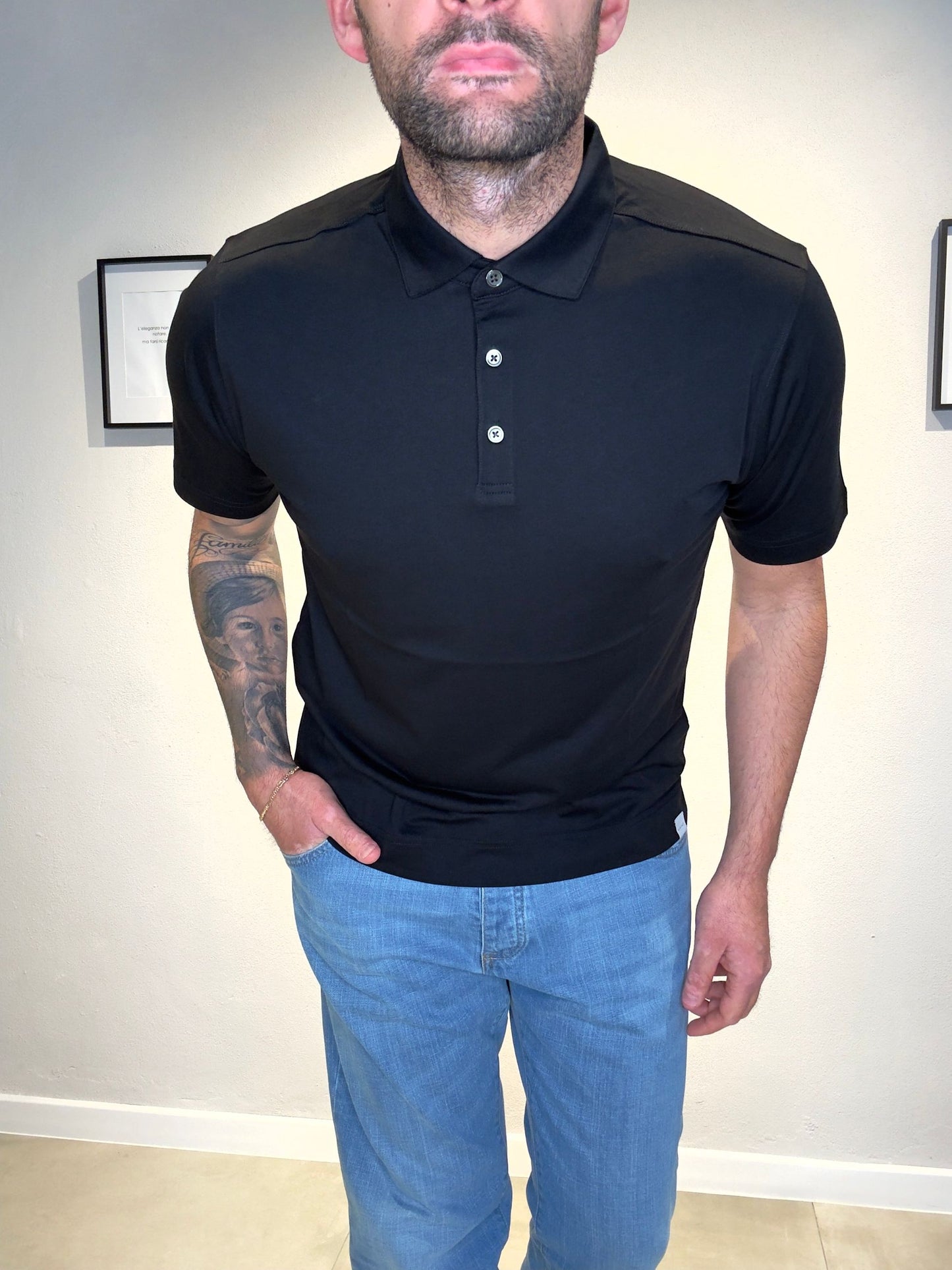 DK87102/NERO - POLO M/M - DIKTAT