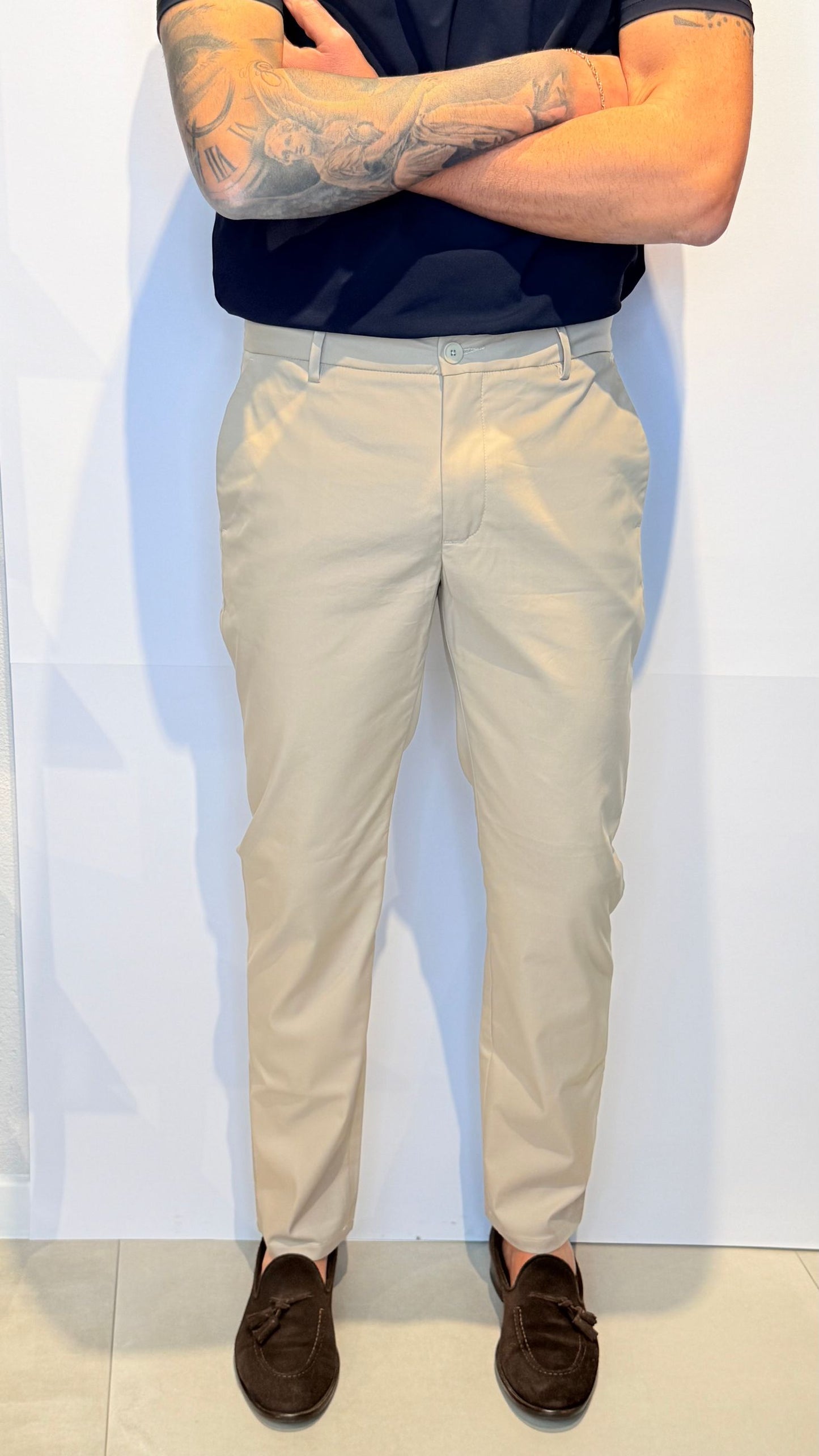 BOB-OKG7BEIGE - PANTALONE - TELERIA ZED