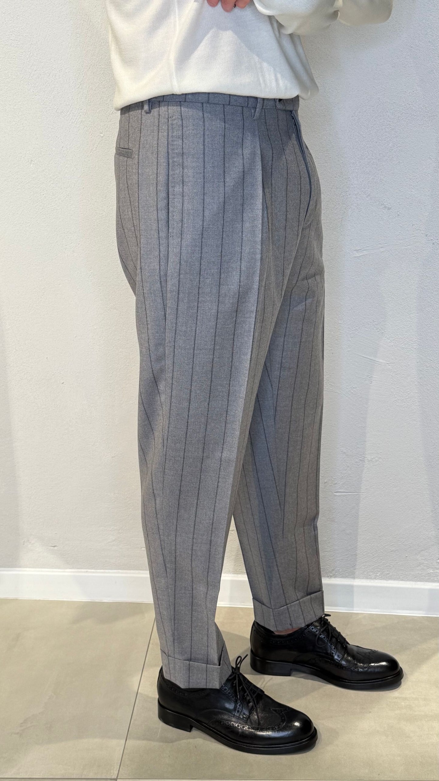 CHIAIALONGAN1277/GREY - PANTALONE - BERWICH