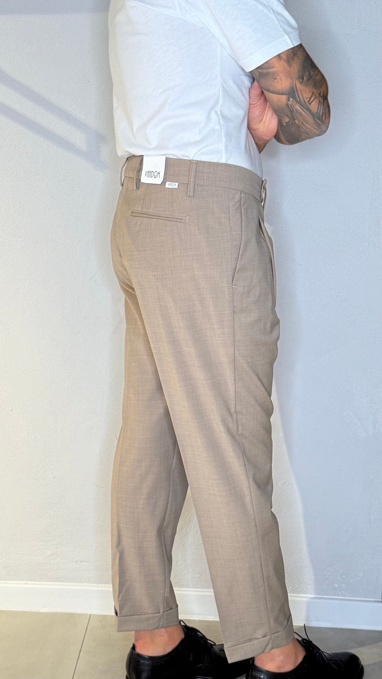 GABRIELT109/BEIGE - PANTALONE - VANDOM