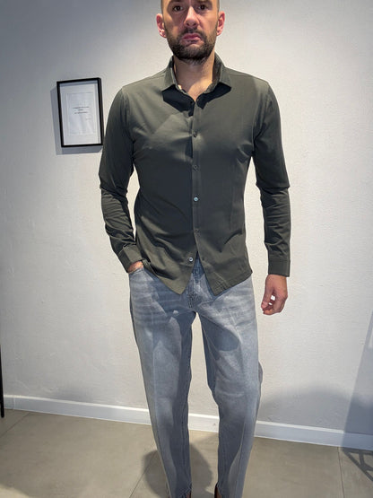 DK87109/MILITARE - POLO CAMICIA M/L - DIKTAT