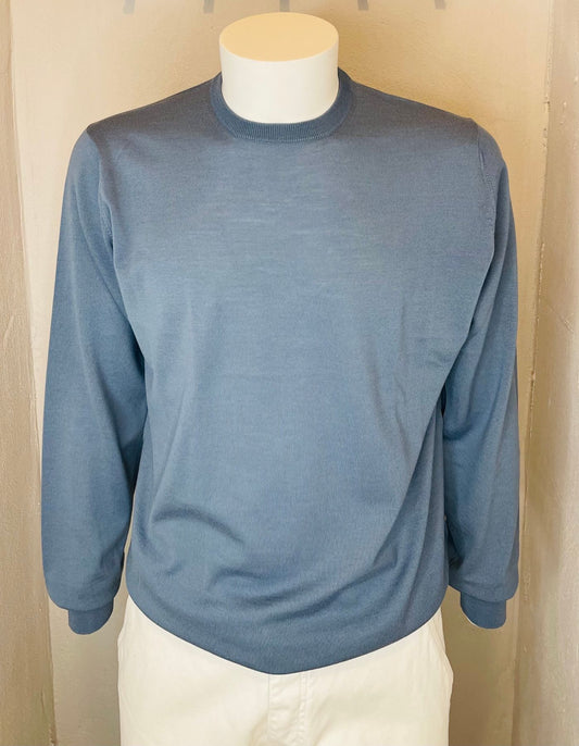 GC1ML/RM16R COL.CELESTE POLVERE - Maglieria FW 24/25 - FILIPPO DE LAURENTIIS