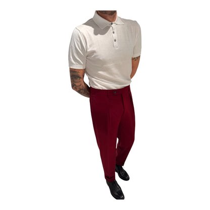 CHIAIALONG-ZG1456X/BORGOGNA - PANTALONE - BERWICH