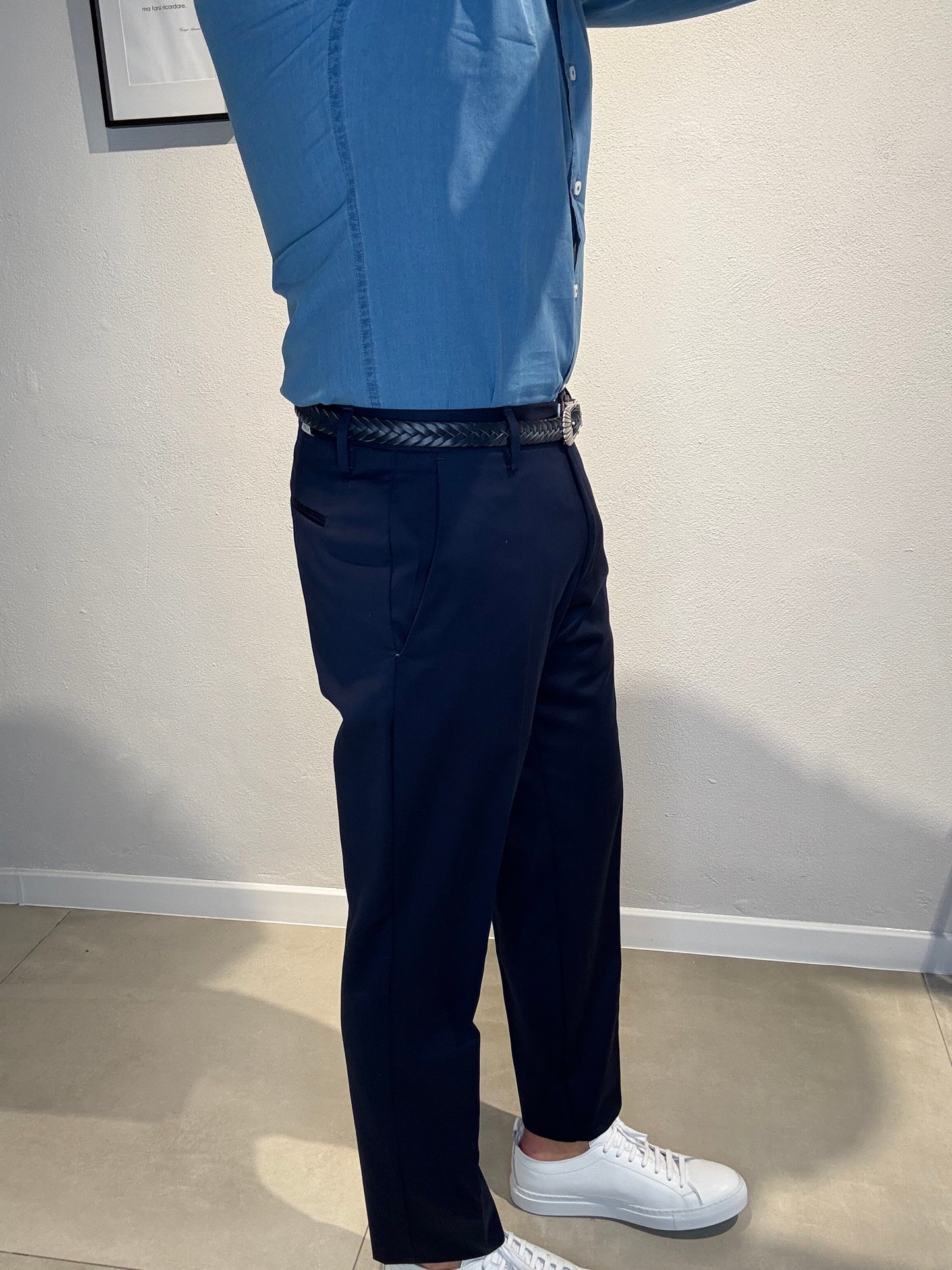 RUDOLFT109/BLU - PANTALONE VENTRE PIATTO - VANDOM
