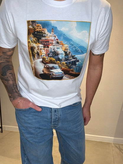 SHCOSTIERA/BIANCO - T-SHIRT - MARTIN ZELO
