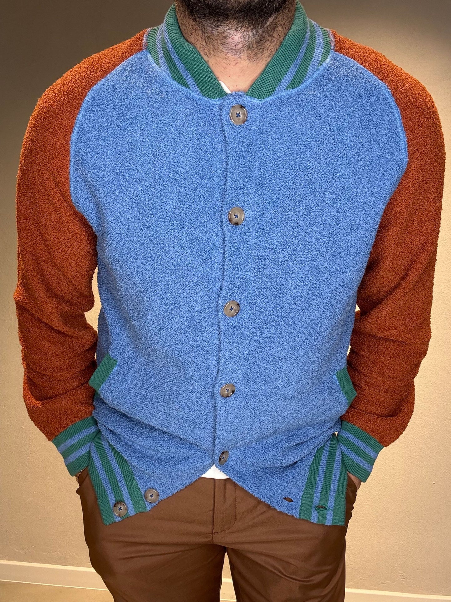 LMU0435/108INDIGO - CARDIGAN - GALLIA