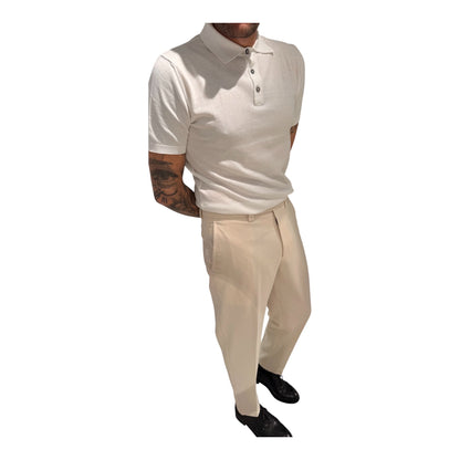 CHIAIAFF-GDC2CANVAS/ECRU - PANTALONE - BERWICH