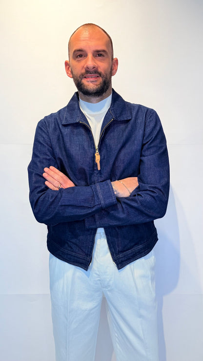6044-CF/DENIM - GIUBBINO - MANIFATTURA CECCARELLI