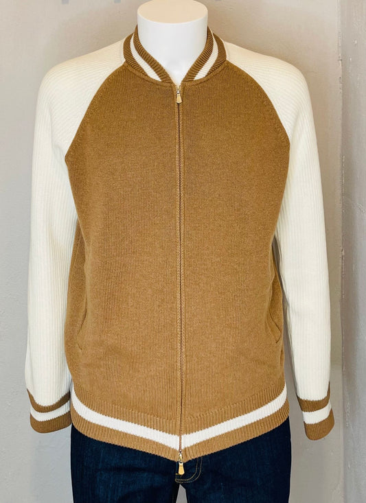 BICOLOR/ BEIGE+BIANCO - Bomber FW14/25 - aplomb