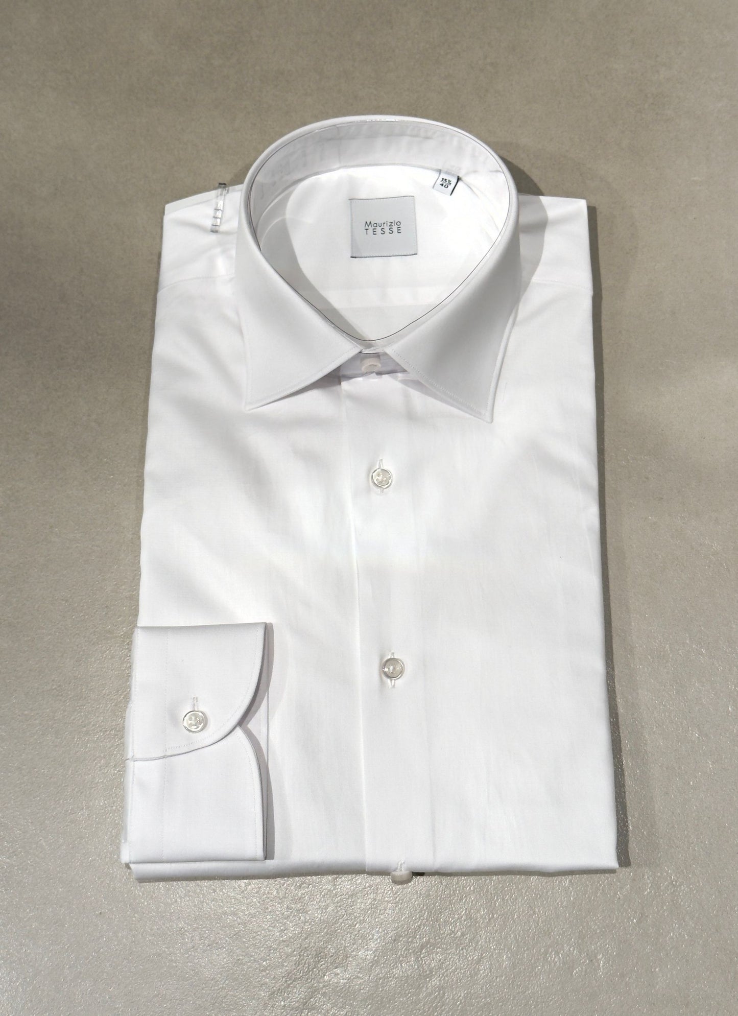 TWILL/BIANCO - CAMICIA - MAURIZIO TESSE