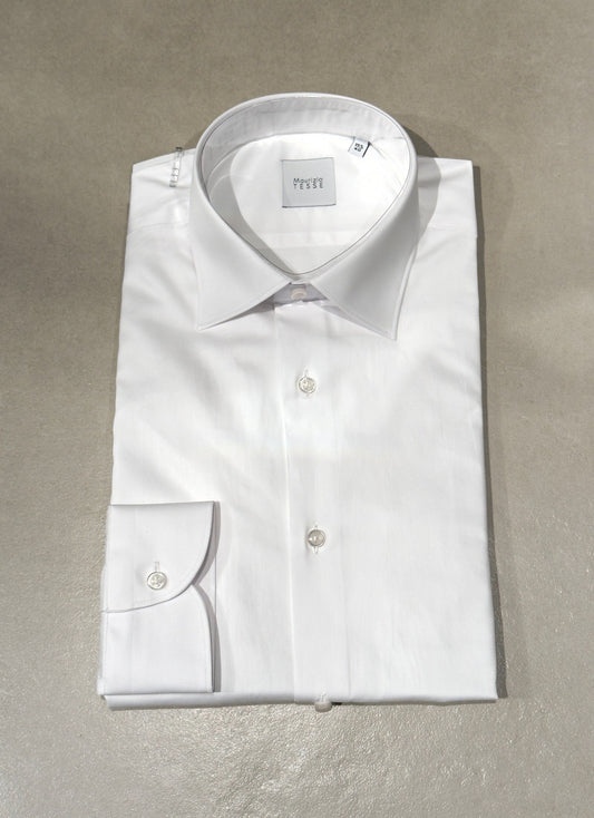 TWILL/BIANCO - CAMICIA - MAURIZIO TESSE
