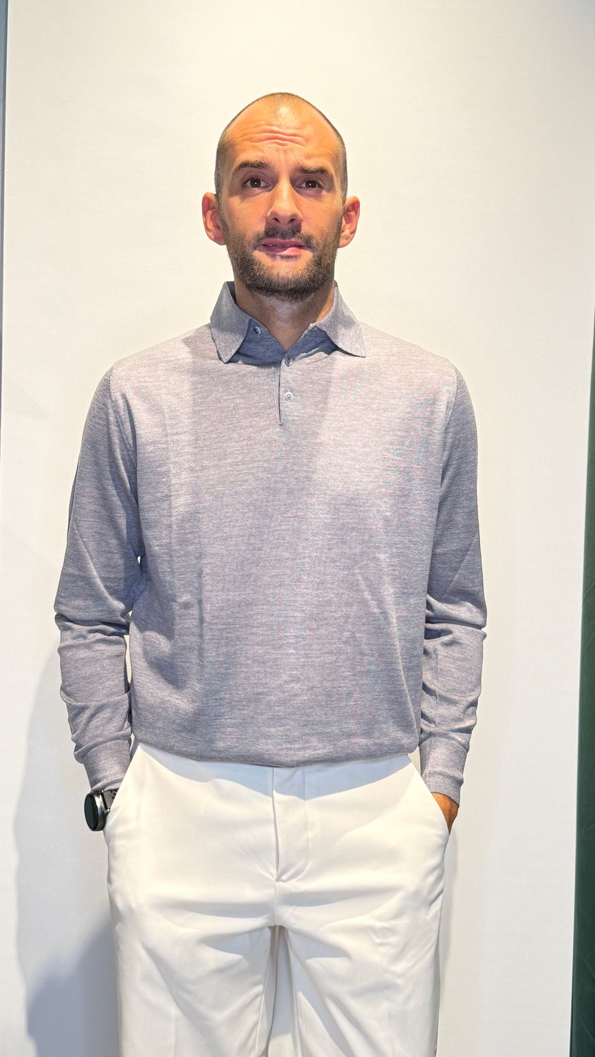 M60008/194GRIGIOCHIARO - POLO - EMERGING