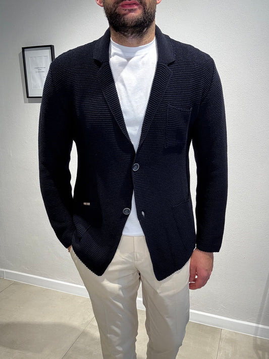 LD1285/BLU - CARDIGAN GIACCA - ASHEVILLE