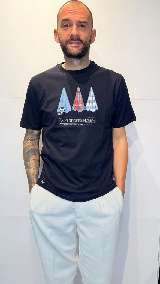 SS260045/BLU - T-SHIRT - IN THE BOX