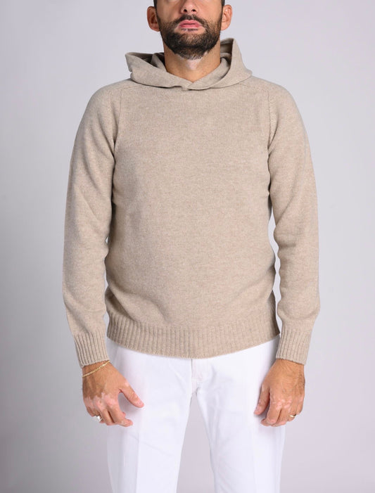 PULL CAPPUCCIO 100%LANA - Maglieria FW24/25 - aplomb