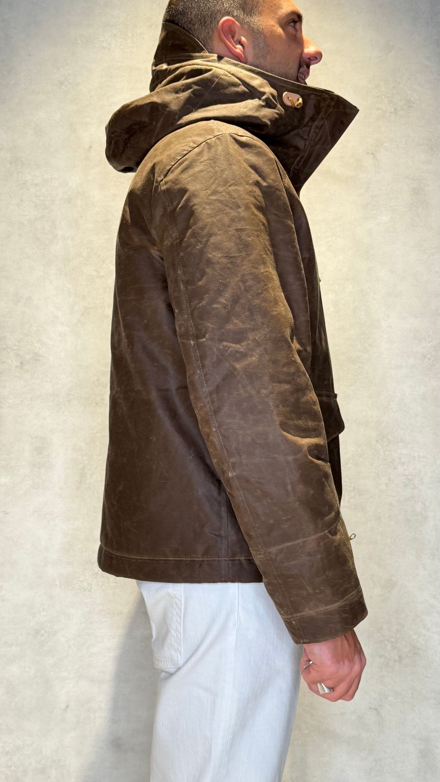 7066-WX/DARKTAN - GIUBBINO - MANIFATTURA CECCARELLI