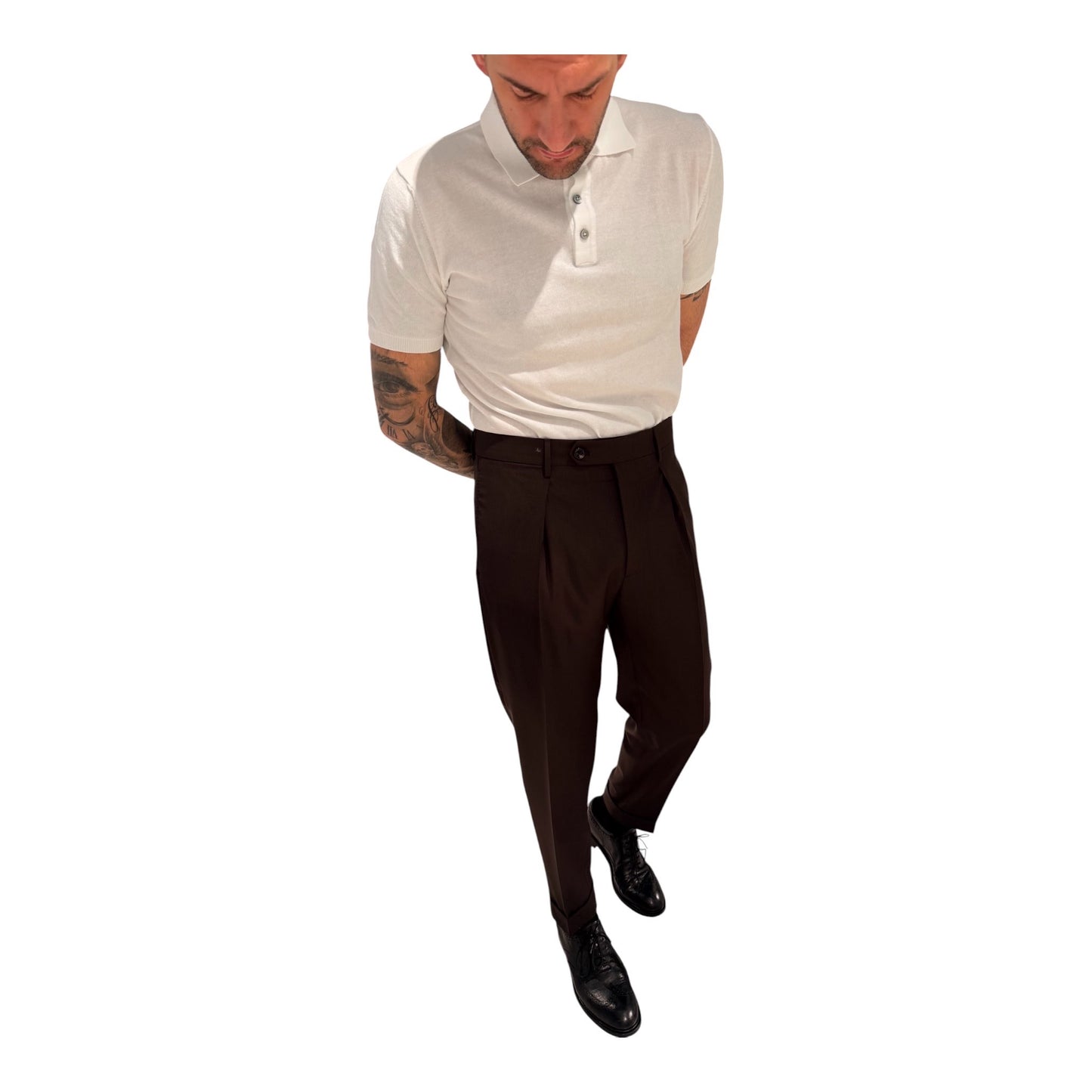 CHIAIALONG-LP1658/BROWN - PANTALONE - BERWICH