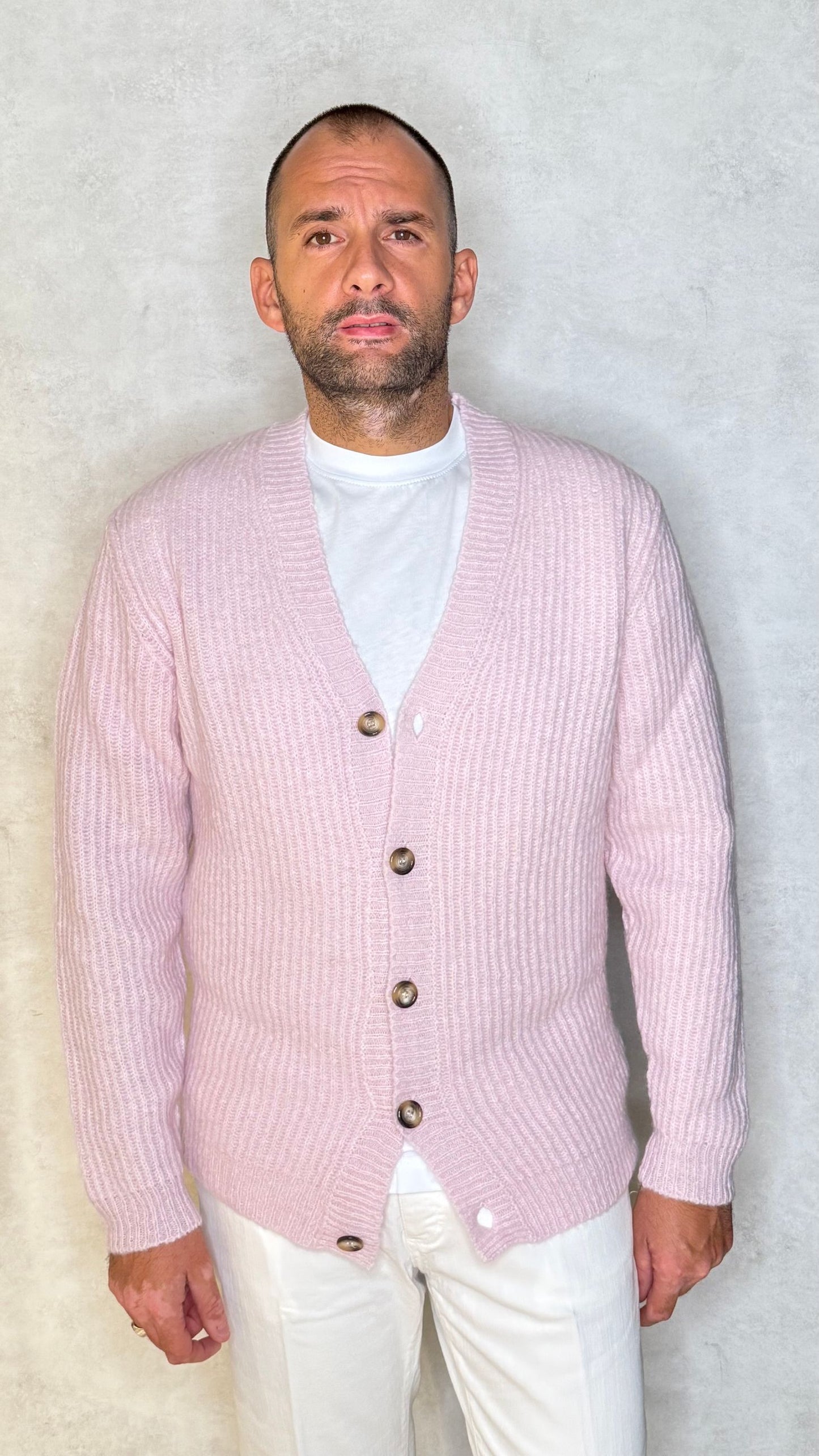 MAXICARDIGANFX3102/1889ROSA - MAXI CARDIGAN - PRIVATI