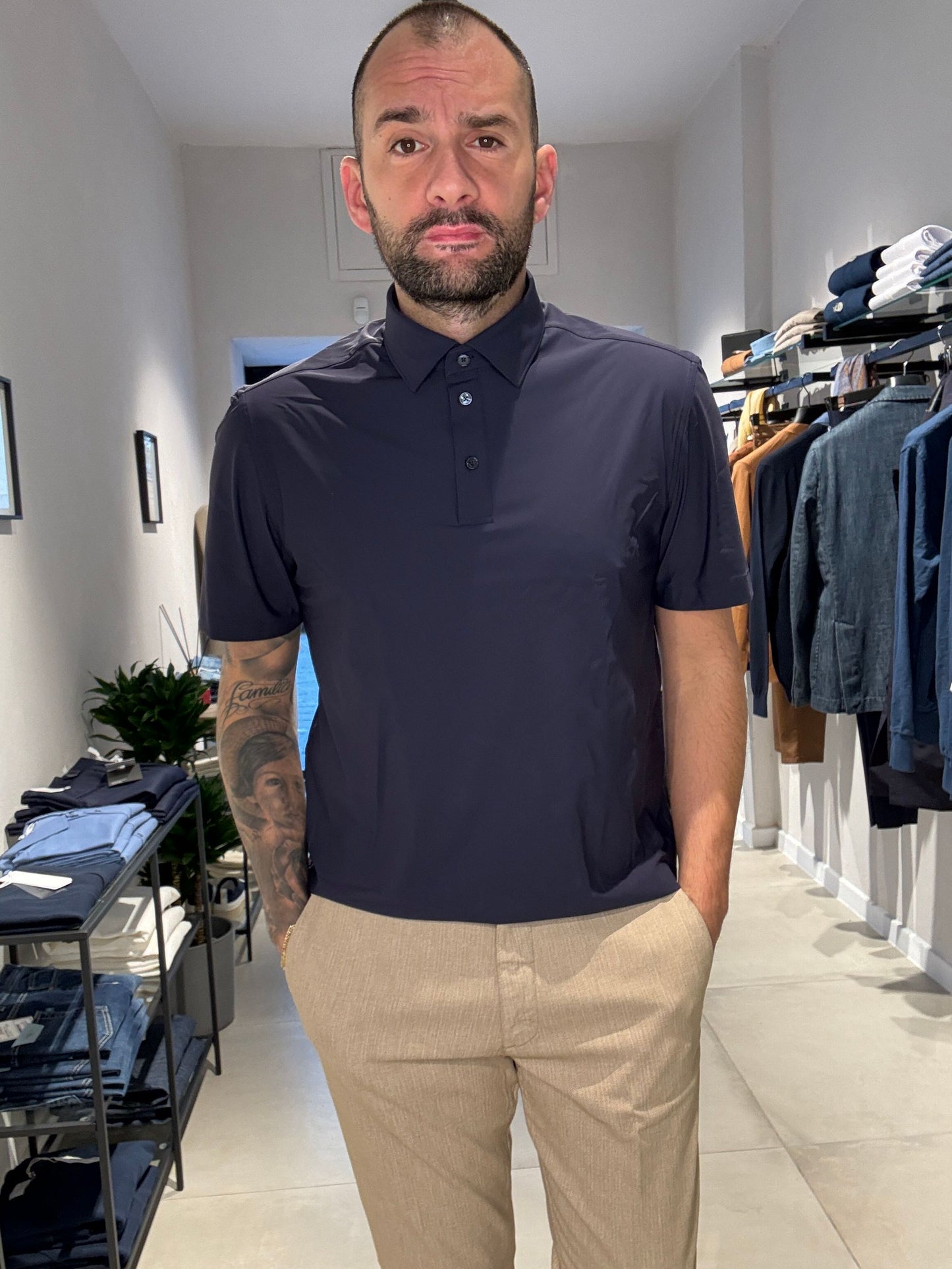 NEU5/AR25S55PO COL.NAVY BLUE - POLO M/M NO STIRO - ARCHIVIUM